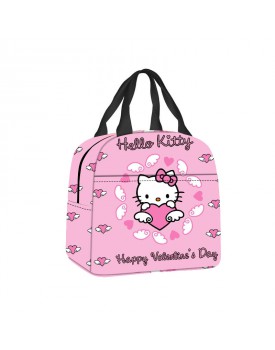 KT Student portable meal bag cute cartoon bento bag little girls insulated lunch box bag