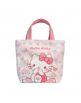 KT designer PU leather tote bags Cartoon girls student lunch box bag handbags