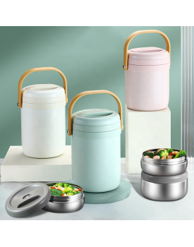 Multi Color Lunch Box Thermos Food Storage Container Stainless Steel Vacuum Insulated Food Jar