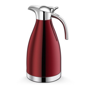 Logo Thermal Coffee Carafe Double Wall Insulated Stainless Steel Vacuum Thermos Kettle Tea Coffee Pot